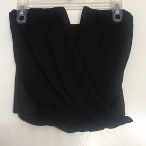 Black crop top